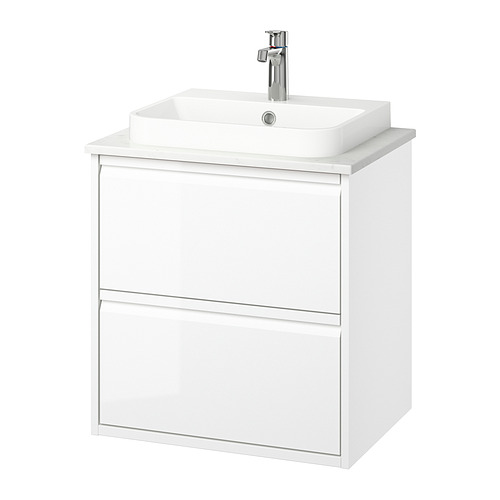 BACKSJÖN/ÄNGSJÖN wash-stnd w drawers/wash-basin/tap