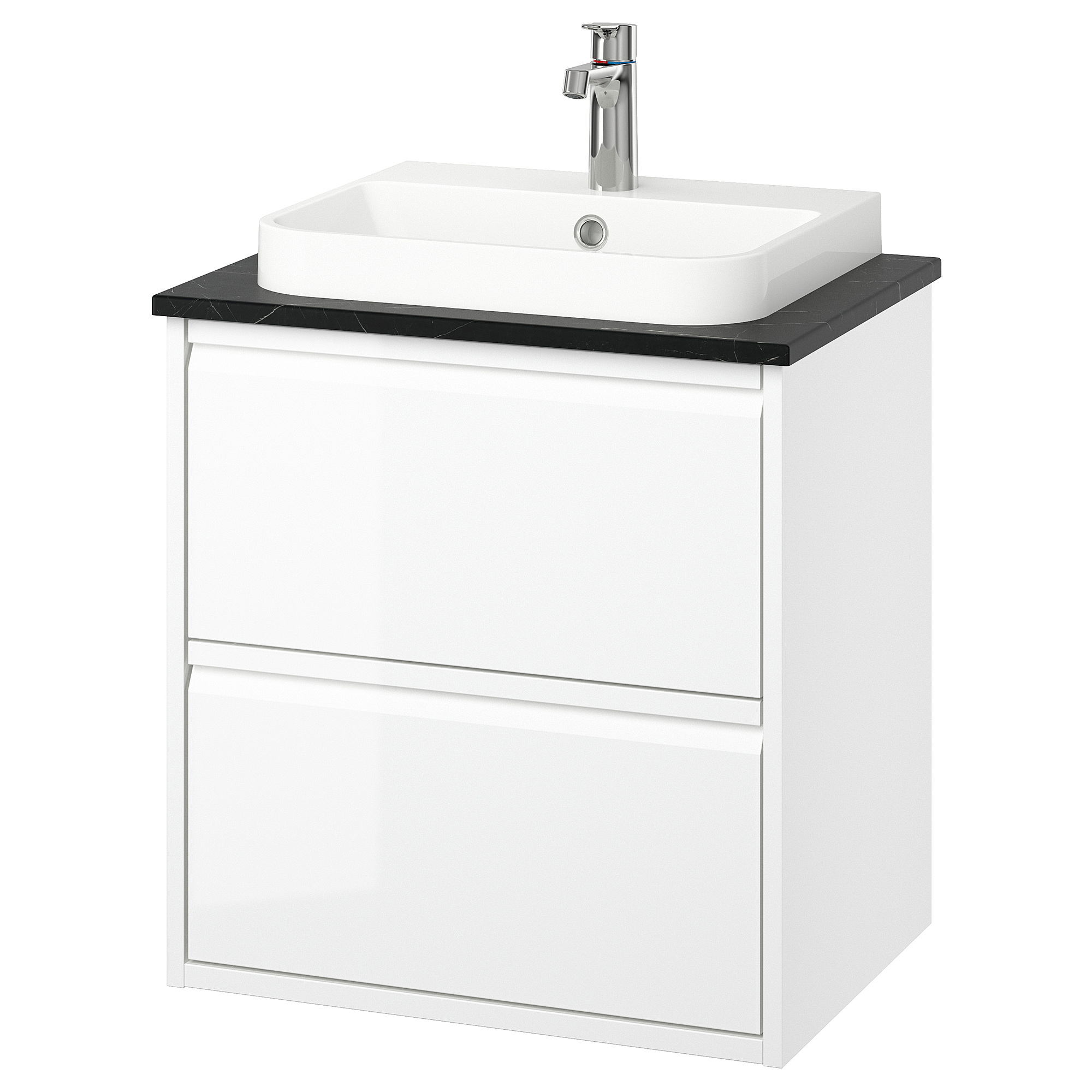BACKSJÖN/ÄNGSJÖN wash-stnd w drawers/wash-basin/tap