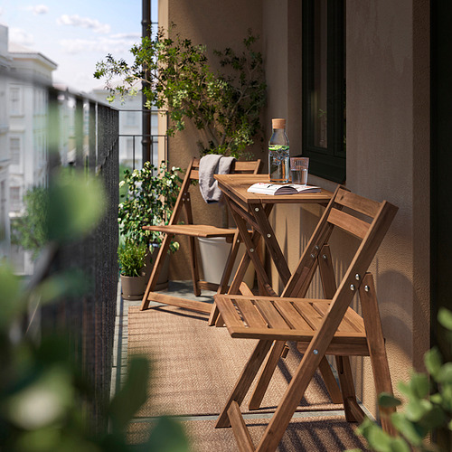 NÄMMARÖ 戶外檯連2張摺椅