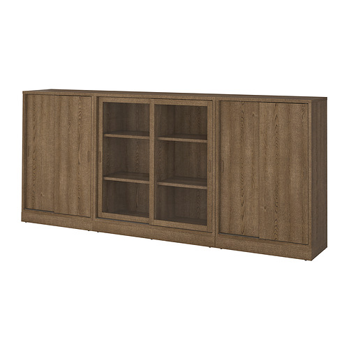 TONSTAD storage combination w sliding doors