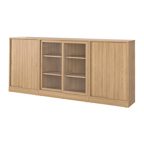 TONSTAD storage combination w sliding doors