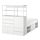 PLATSA - bed frame with 5 door+5 drawers, white/Fonnes white | IKEA Hong Kong and Macau - PE783241_S1