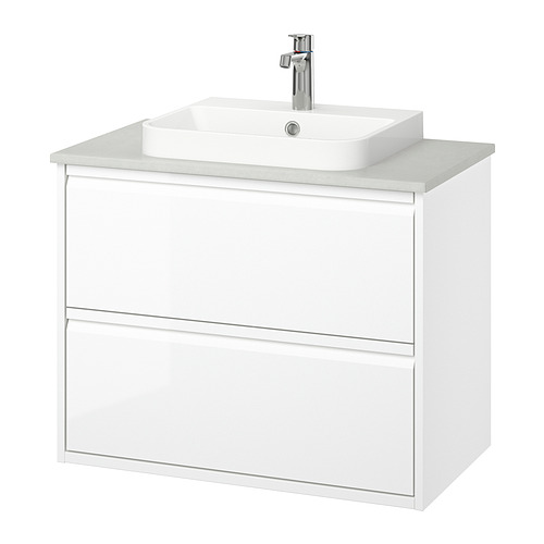 BACKSJÖN/ÄNGSJÖN wash-stnd w drawers/wash-basin/tap