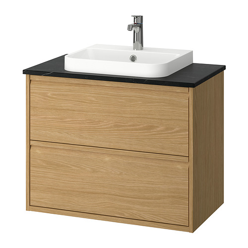 BACKSJÖN/ÄNGSJÖN wash-stnd w drawers/wash-basin/tap