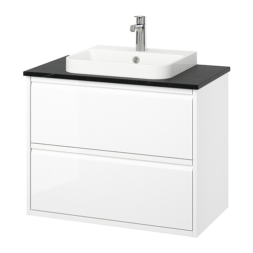 BACKSJÖN/ÄNGSJÖN wash-stnd w drawers/wash-basin/tap
