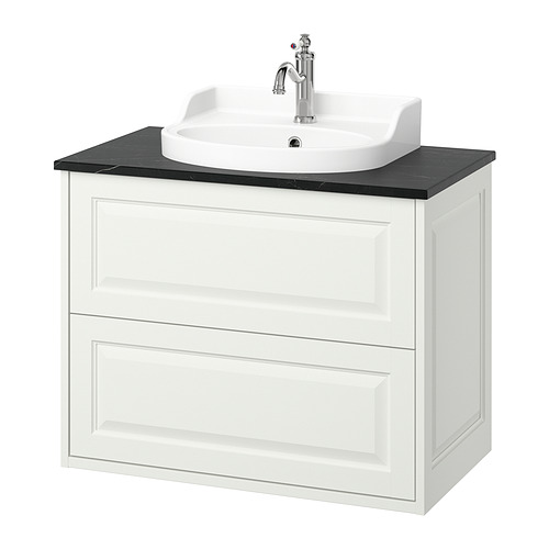 RUTSJÖN/TÄNNFORSEN wash-stnd w drawers/wash-basin/tap