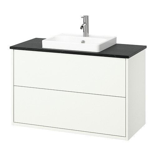 HAVBÄCK/ORRSJÖN wash-stnd w drawers/wash-basin/tap