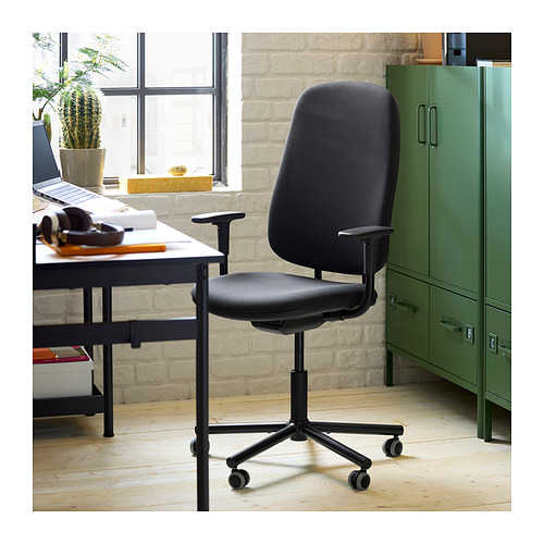 SMÖRKULL 辦公椅連扶手