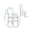 NORDEN/KARSKÄR table and 2 chairs