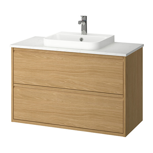 BACKSJÖN/ÄNGSJÖN wash-stnd w drawers/wash-basin/tap