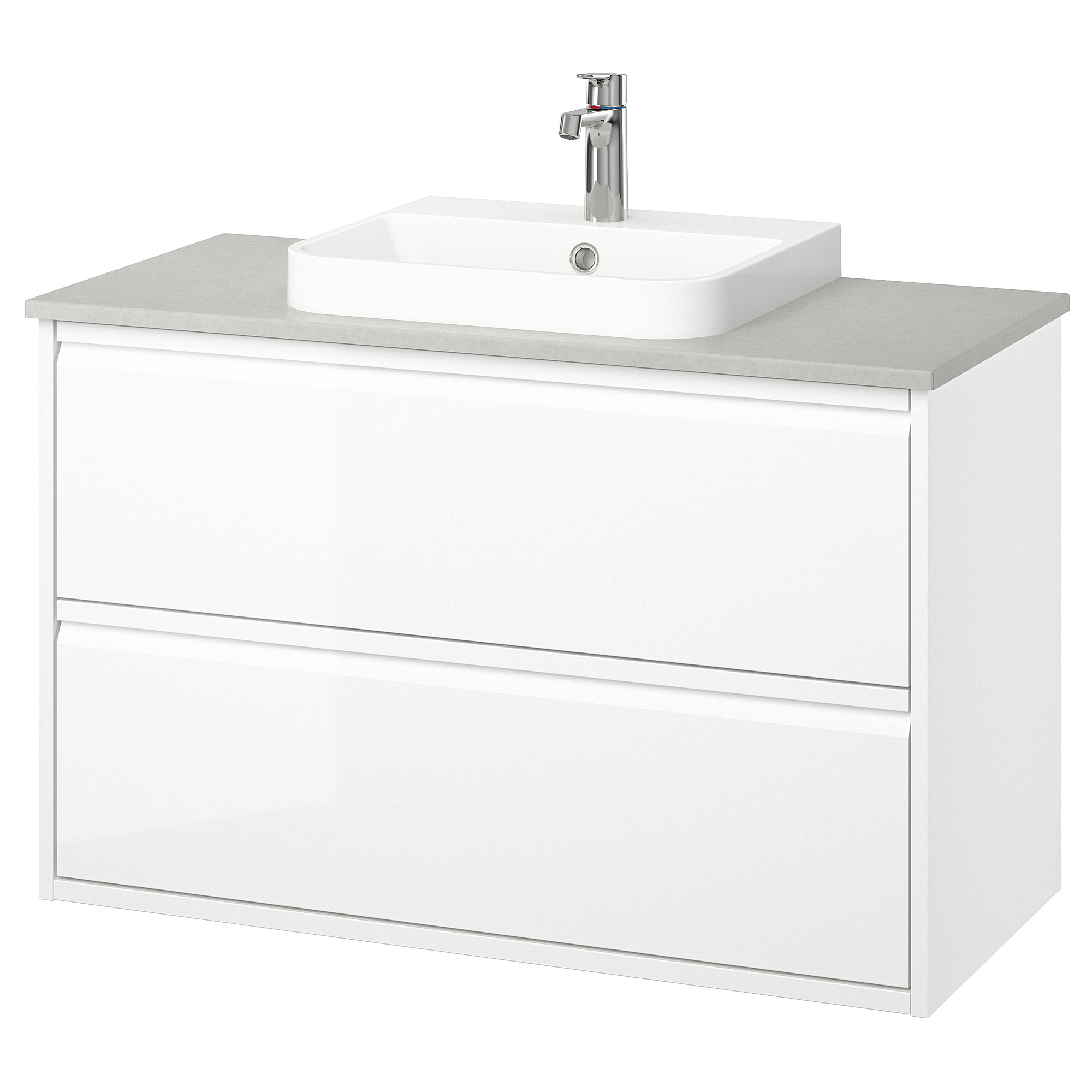 BACKSJÖN/ÄNGSJÖN wash-stnd w drawers/wash-basin/tap