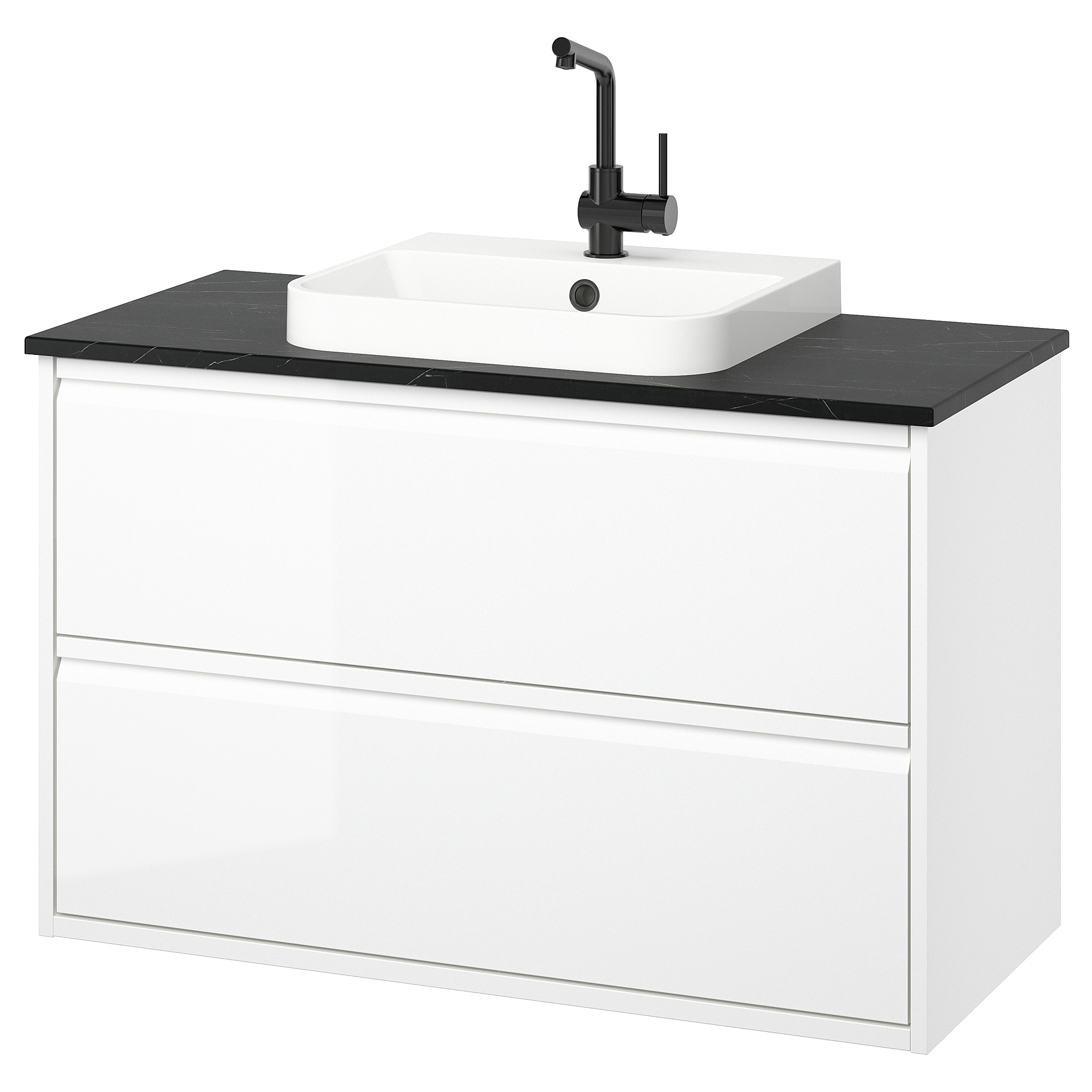 BACKSJÖN/ÄNGSJÖN wash-stnd w drawers/wash-basin/tap