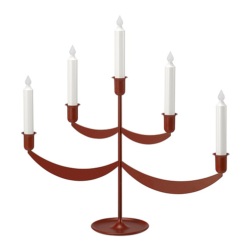 STRÅLA LED candelabra