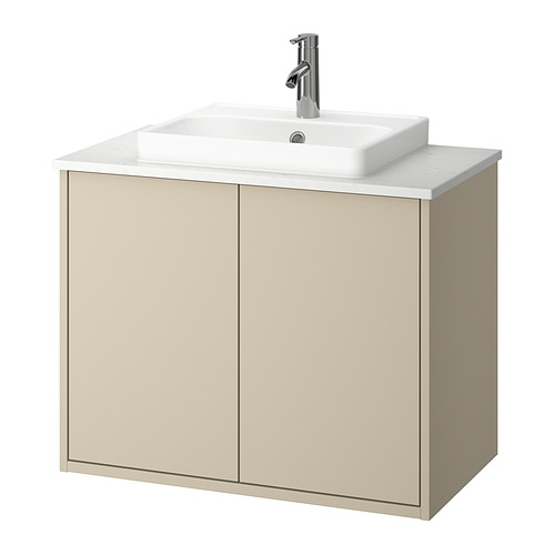 HAVBÄCK/ORRSJÖN wash-stnd w doors/wash-basin/tap
