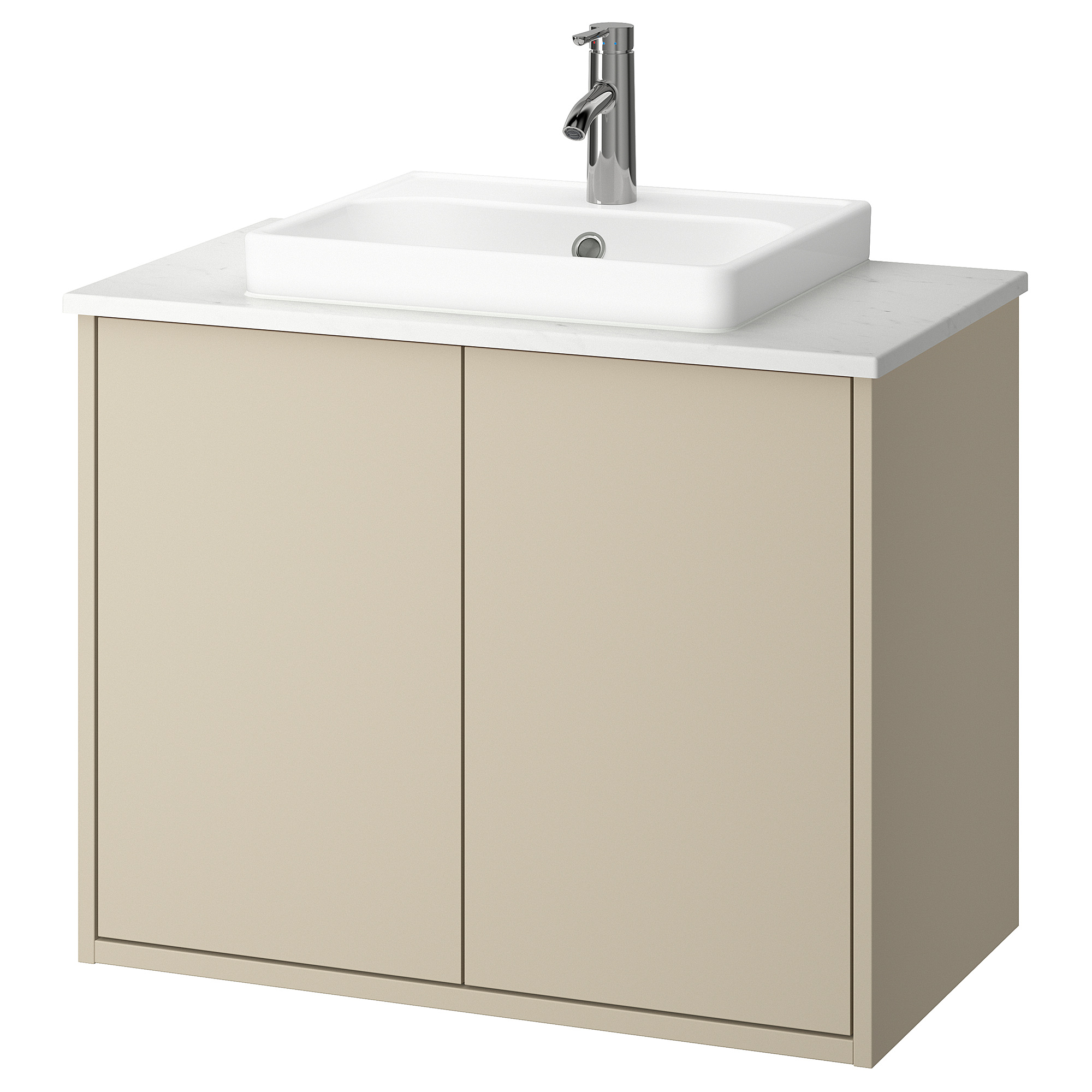 HAVBÄCK/ORRSJÖN wash-stnd w doors/wash-basin/tap