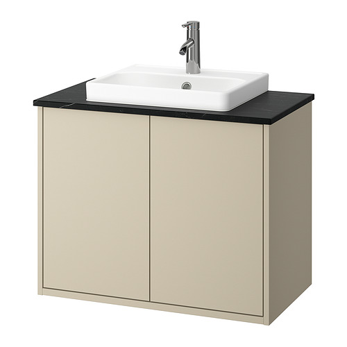 HAVBÄCK/ORRSJÖN wash-stnd w doors/wash-basin/tap