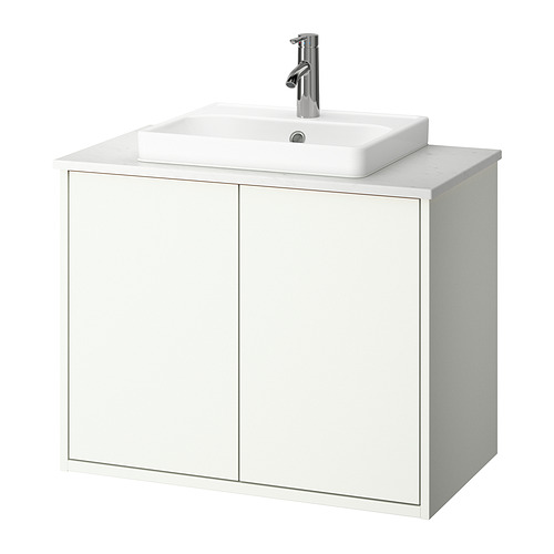 HAVBÄCK/ORRSJÖN wash-stnd w doors/wash-basin/tap
