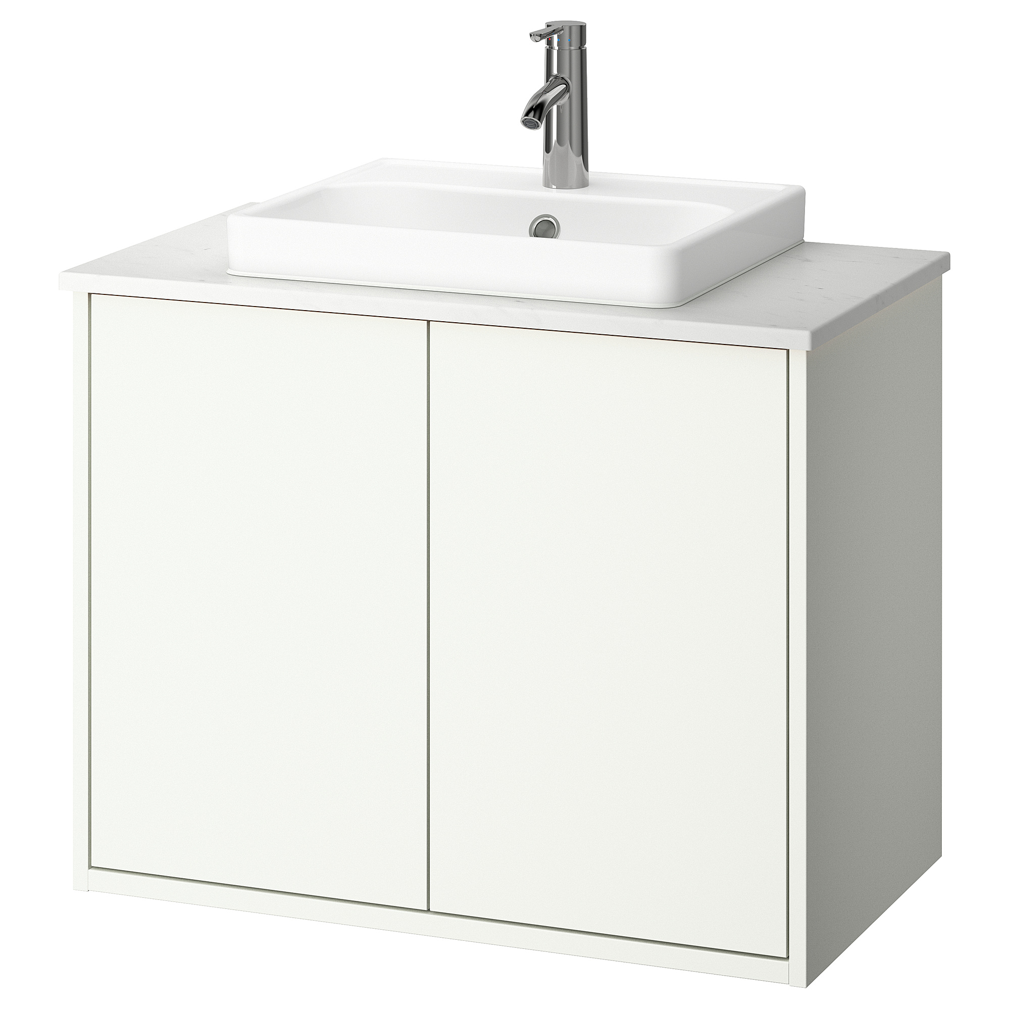 HAVBÄCK/ORRSJÖN wash-stnd w doors/wash-basin/tap