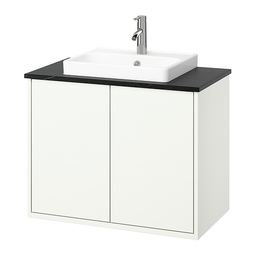 HAVBÄCK/ORRSJÖN wash-stnd w doors/wash-basin/tap