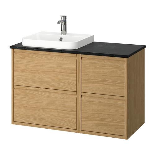 BACKSJÖN/ÄNGSJÖN wash-stand/wash-basin/tap