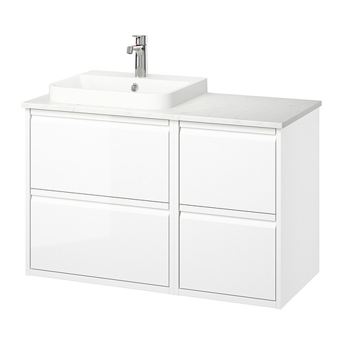 BACKSJÖN/ÄNGSJÖN wash-stand/wash-basin/tap