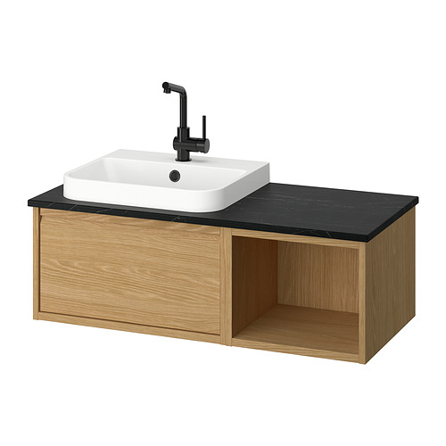 BACKSJÖN/ÄNGSJÖN wash-stand/wash-basin/tap