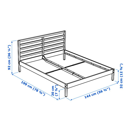 TARVA bed frame