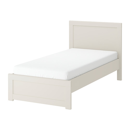 FÅGELFJÄLLET - bed frame, off-white/Lönset, Single | IKEA Hong Kong and Macau - E1009639_S4