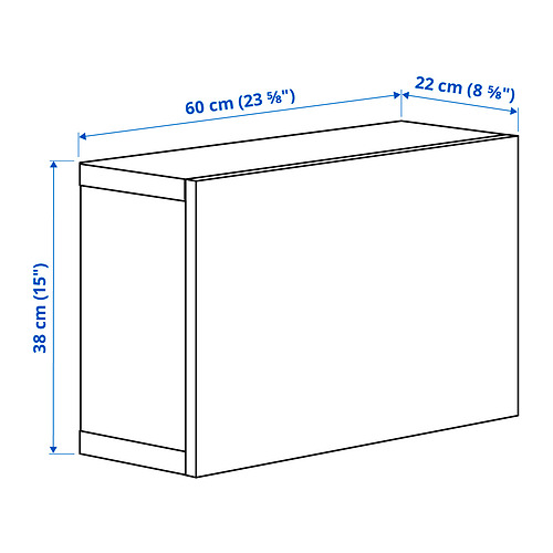 BESTÅ wall-mounted cabinet combination