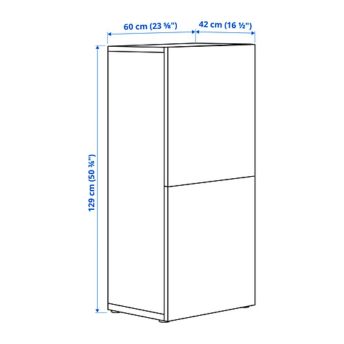 BESTÅ shelf unit with doors