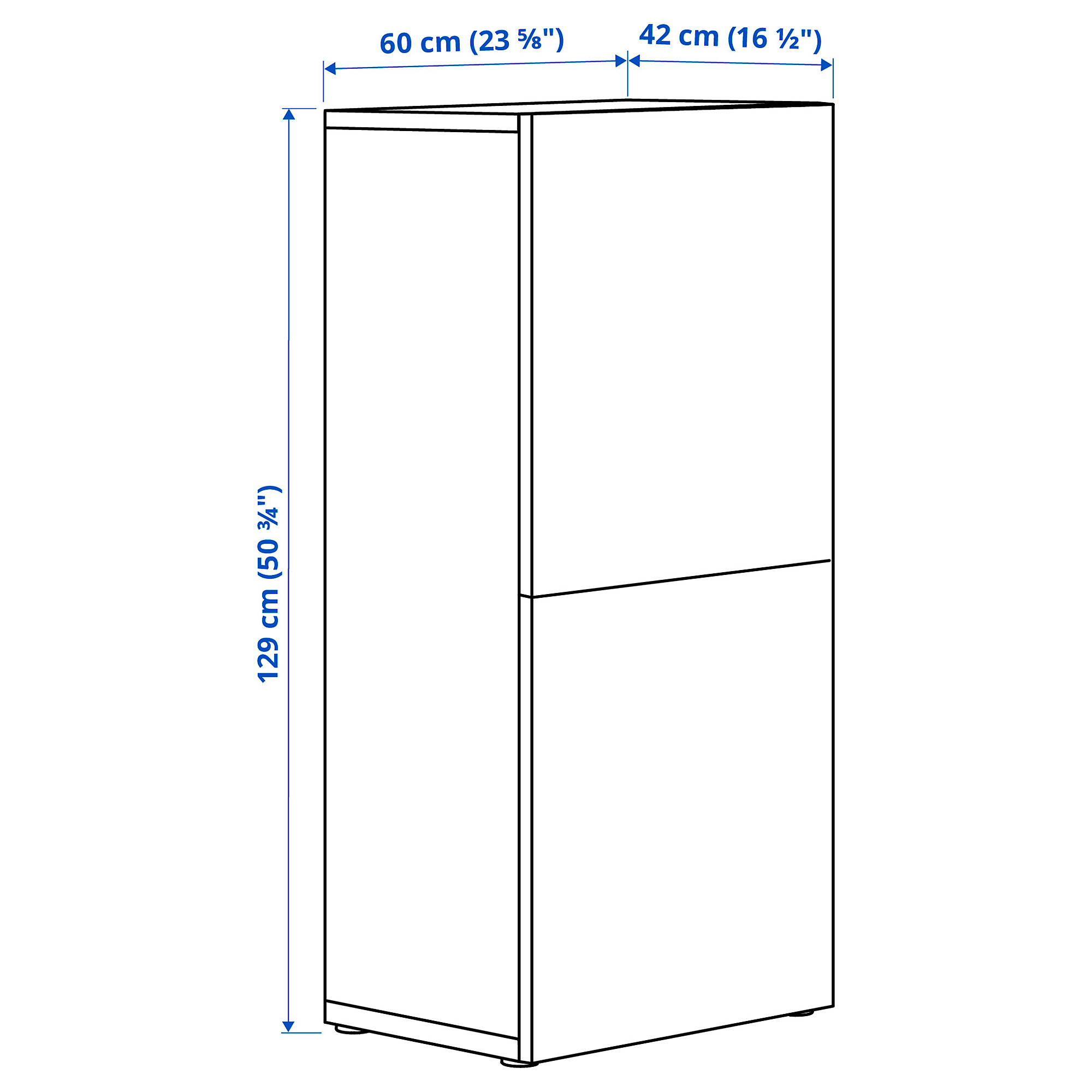 BESTÅ shelf unit with doors
