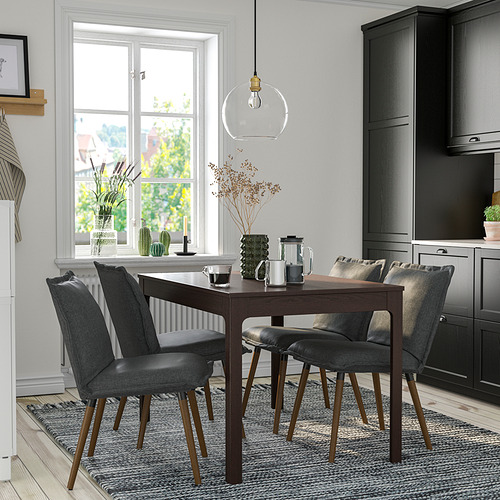 KLINTEN/EKEDALEN table and 4 chairs