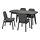 VEDBO/VEDBO - 一檯四椅, 黑色/黑色 | IKEA 香港及澳門 - PE770959_S1