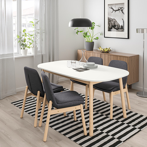 VEDBO/VEDBO table and 4 chairs