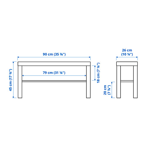 LACK TV bench