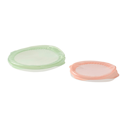 ÖVERMÄTT food cover, set of 2