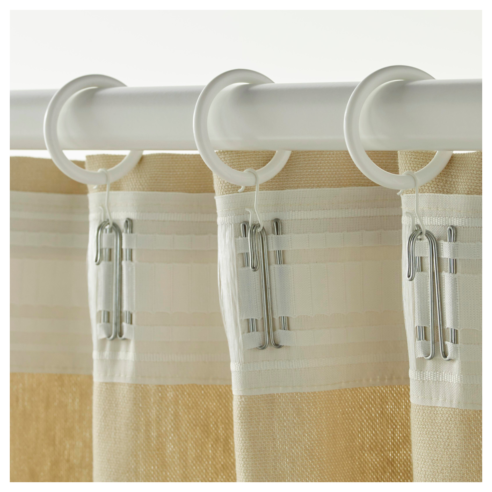 Syrlig Curtain Ring With Clip And Hook White Ikea Hong Kong