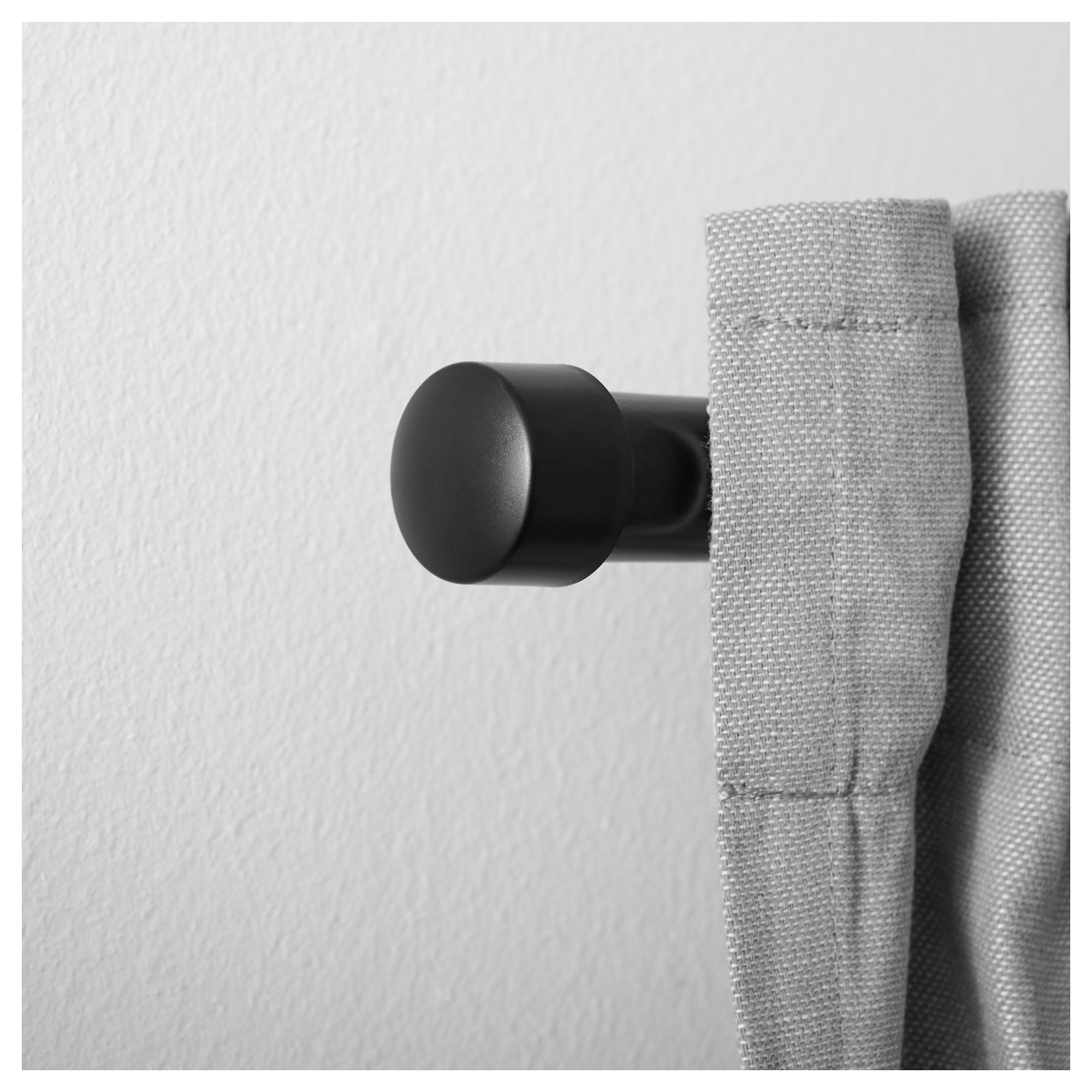 RAFFIG finials, 1 pair, black IKEA Hong Kong and Macau