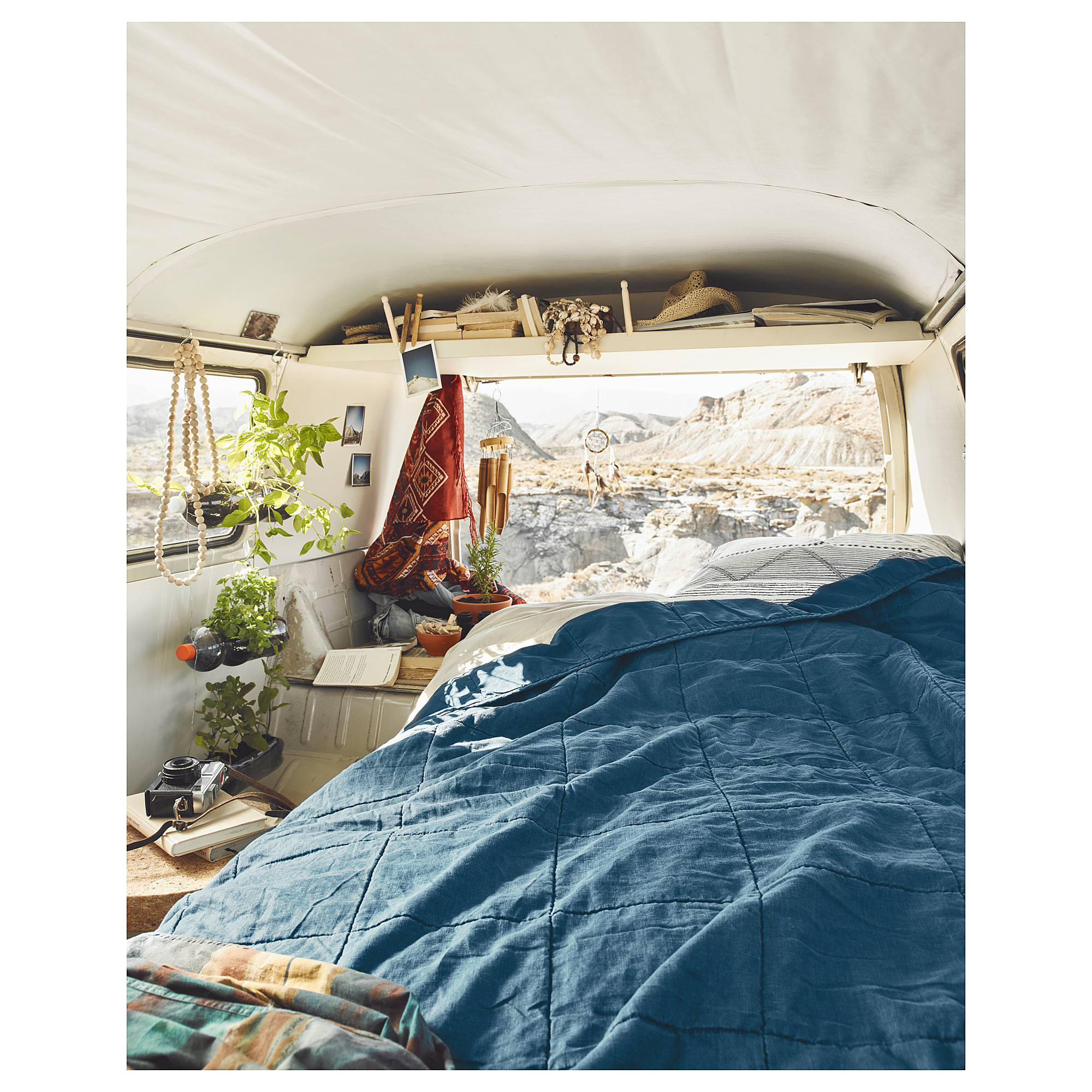 GULVED bedspread, dark blue IKEA Hong Kong and Macau