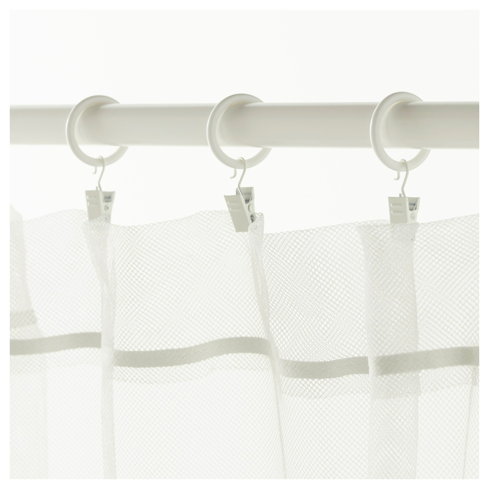 Syrlig Curtain Ring With Clip And Hook White Ikea Hong Kong