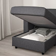 VIMLE 3-seat sofa-bed with chaise longue