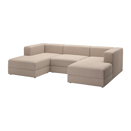 JÄTTEBO 3,5-seat mod sofa w chaise longues