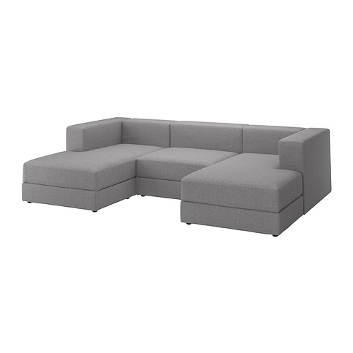 JÄTTEBO 3,5-seat mod sofa w chaise longues