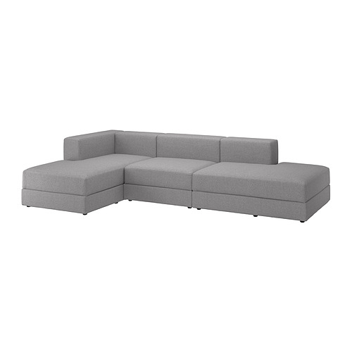 JÄTTEBO 3,5-seat mod sofa w chaise longues