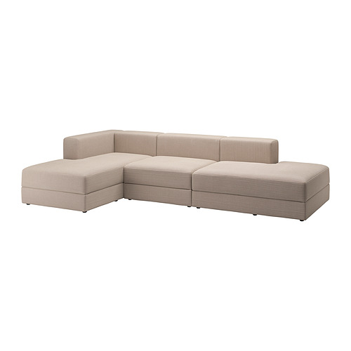 JÄTTEBO 3,5-seat mod sofa w chaise longues