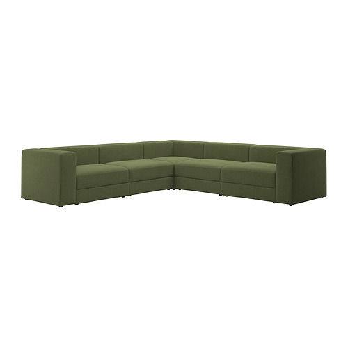 JÄTTEBO modular corner sofa, 6 seat