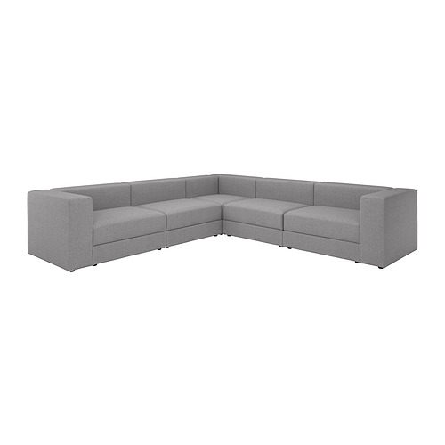 JÄTTEBO modular corner sofa, 6 seat