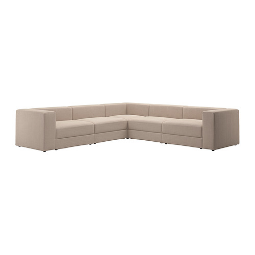 JÄTTEBO modular corner sofa, 6 seat