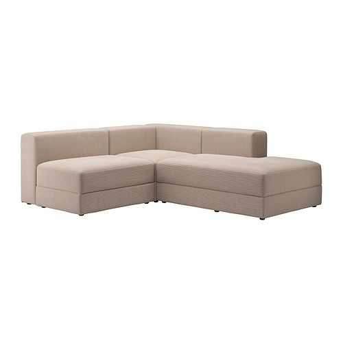 JÄTTEBO mod crnr sofa 2,5-seat w chaise lng