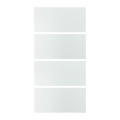 LUNDBRÄSMA - 趟門面板，4件裝, 格子玻璃, 100x201 厘米 | IKEA 香港及澳門 - E1009820_S4